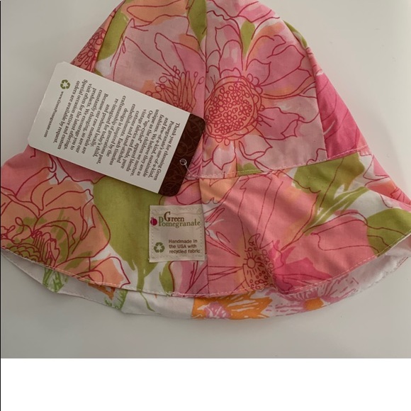 Green Pomegranate Baby summer hat - Picture 4 of 5